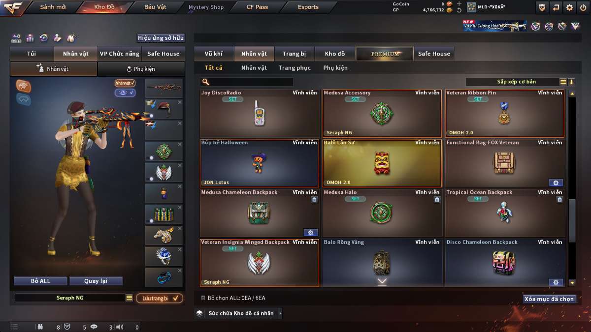 shop acc cf uy tin gia re